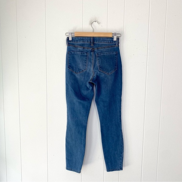 L'AGENCE Jeans Margot High Rise Ankle Skinny Womens Size 23 Light Vintage Wash - Picture 2 of 14